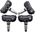 VESEN 42607-08010 Programmed Tire Pressure Monitoring System (TPMS) Sensor for Toyota 2006-2017 Sienna Sequoia Tundra Replacement for 426070C030,426070C050,426070C070 315MHz 4-Pack