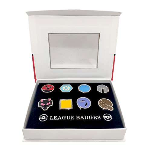 Pocket Monster Generation 1-6 Gym Badge Collection Box, Game Collection Set Of 8Pcs, Gift For Boy And Girls (Generation 2) #TOP1