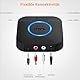 1Mii B06 Plus Bluetooth HiFi Empfänger, Drahtloser Audio Adapter, aptX HD aptX-Adaptive Bluetooth 5.3 Receiver mit 3D Surround arbeitet mit Smartphones und Tablets für Stereoanlage Lautsprecher