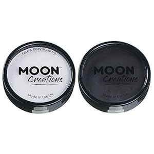 Moon Creations – Pintura Facial Profesional activada por Agua – Set Monocromo