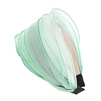 Cerchietto Vintage Axy A Quadretti: Fascia Larga Per Capelli In Tessuto Imbottito, Modello HRK2