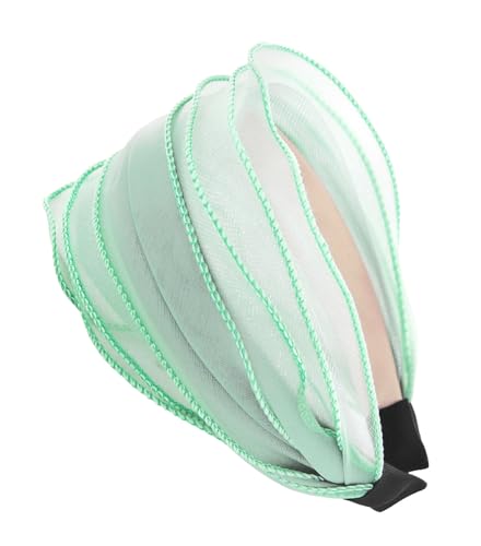 Serre-tête large vintage femme axy HRM2 vert clair accessoire cheveux tendance