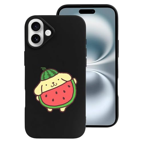 �|���|���v���� iPhone16Plus�Ή��P�[�X �ϏՌ� TPU ���^ �A�C�t�H��16Plus�J�o�[ �y�� ���菝�h�~ �X�}�z�P�[�X �l�C �L�����N�^�[ Case