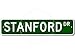 Produktbild Hslly Stanford Street Vintage Blechschilder Dekoration Vintage Metall Stil Schild Retro Aluminium Poster Für Cafe Bar Film Geschenk Hochzeit Geburtstag