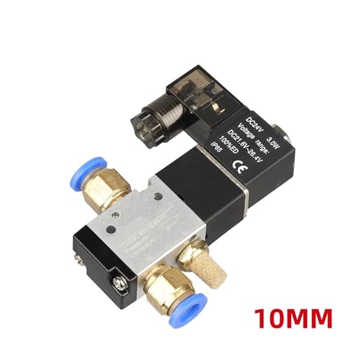 Électrovanne 12V 1/8 de commande d'air pour circuit CVC et plomberie domestique - 3