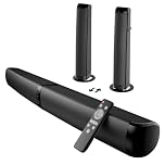 GarageRock Soundbar for TV, 2026 Upgrade 90W Soundbar, 2-in-1 Detachable Sound Bar for TV, Bluetooth TV Speaker with ARC/Optical/AUX Connect, Home Theater Sound for TV/PC/Projectors/Gift, 1 Pcs