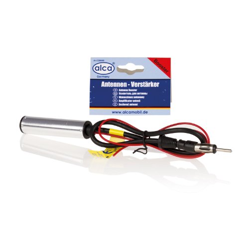 ALCA 12V Universal Car Aerial Antenna Signal Booster DIN Connection AM FM Radio