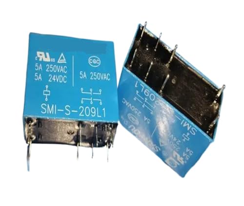 Relé de 8 pines SMI-S-209L1 evita fallos de encendido en módulos electrónicos de 9V