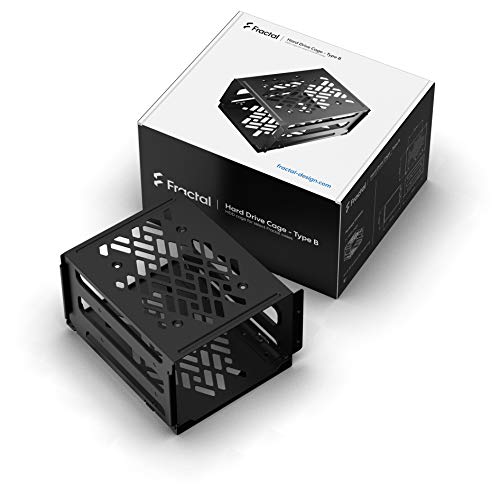 Fractal Design HDD Käfig Kit Typ B Schwarz - Robust und Erweiterbar für Festplattenorganisation und Gehäuseintegration
