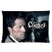TV Plays Supernatural Dean ,Sam and Castiel Zippered Rectangle Pillowcase Covers Standard Size 16"x24" One Side