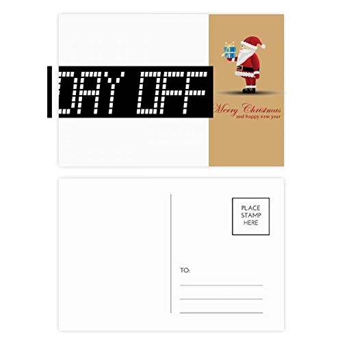 Cartes postales fête du Père Noël Holiday Starts lot de 20 pièces pour correspondances festives
