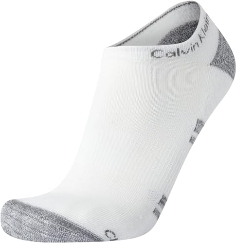 Calvin Klein Men's Cushion No Show Socks - 6 Pack (One Size, White Assorted)2