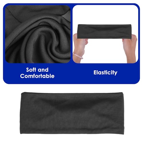 Image of 3 Pcs Kids Sports Headbands Boys Girls Athletic Elastic Sweatbands Children Soft Moisture Wicking Hairband Absorbing Sweat Band for Football Basketball Running Tennis