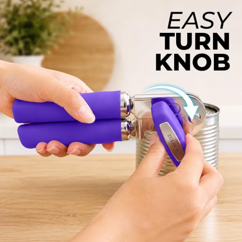 Image of Zulay Kitchen Stainless Steel Swing Open Manual Can Opener Comfortable Grip