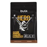 Bulk Hero Whey Protein Powder | Double Chocolate | 65 Servings | 26g Protein + 3g Creatine | 5g BCAAs | Low Sugar | Fast Absorption | Isolate, Hydrolysed & Concentrate Blend
