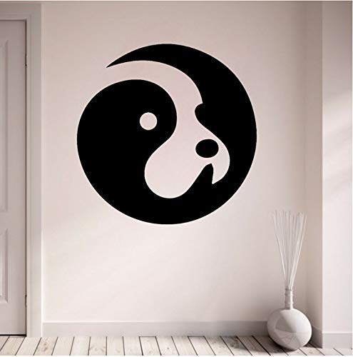 Symbols Chien T & Ecirc; Te Pvc D & Eacute; Coration Car Collant Mural Sticker 50 x 50 cm