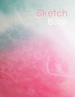 sketchbook: 8.5" x 11" size, 100 Pages, Unlined - Sketching Journal Drawing (Cotton Candy 11) 1984940317 Book Cover