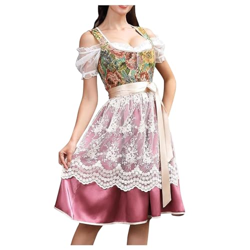 Germandress elegante y vestido tradicional bávaro de alta costura para mujer
