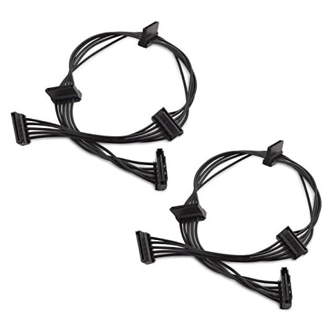 Cable Matters 15 Pin SATA Power Splitter Cable - 2 Pack Cover