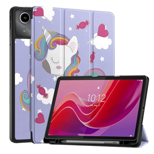Vakarey Funda para Lenovo Tab M11 con Portalápices,Inteligente Ultrafina Funda Tablet para Lenovo...