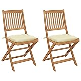 Peu encombrant et fonctionnel : avec des dimensions de 48,5 x 57 x 91 cm (L x P x H), ces chaises sont parfaites pour une utilisation sur le balcon, la terrasse ou dans le jardin. Lorsqu'elles ne sont pas utilisées, elles se replient facilement et se rangent facilement pour économiser de l'espace, idéales pour les petits espaces extérieurs.