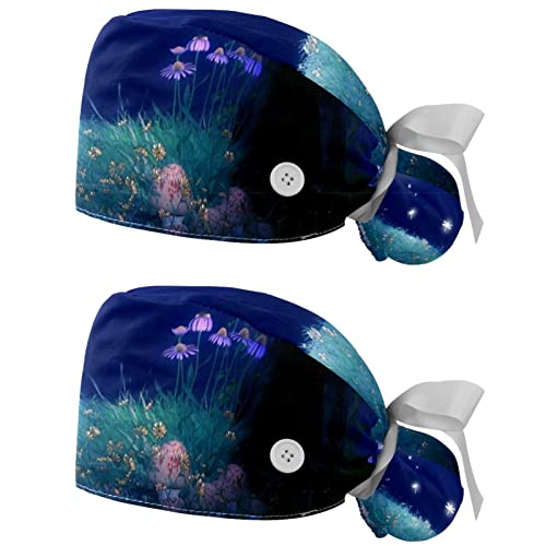 Casquette de travail respirante et anti-transpiration avec motif libellule