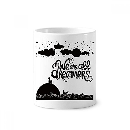 Tasse 350 ml cadeau idéal avec motif citation Dreamers pour un proche