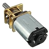 Gesamtgröße: 36 x 12 x 9 mm GA12-N20 DC 6V Miniatur Getriebemotor niedrigen Drehzahl-Motor 30RPM Getriebe Metal Gear Motor mit Zahnrad-Gleichstrommotoren