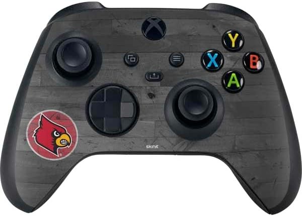 Skinit Decal Gaming Skin Compatible with Xbox Series X Bundle - Officially Licensed University of Louisville Cardinals Basketball Design