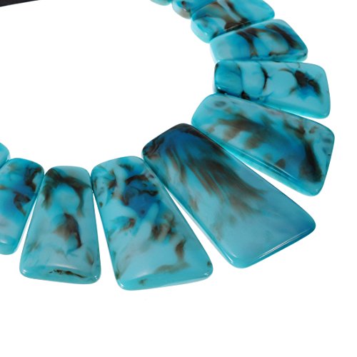 Vintage Chunky Statement Necklace Earrings Set Novelty Collar Choker Bib Pendant Necklace Earrings Jewelry Set For Women&Girls #TOP4