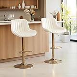 Tabouret bar beige Dimensions: Hauteur totale: environ 82-105 cm; hauteur réglable: environ 60 à 82 cm; Siège: environ 51x 48 cm (L x L); Hauteur du dossier: environ 30 cm; Capacité de charge: max. 150kg.Convient pour votre bar, comptoir, cuisine, bureau à domicile, pub, bistro, balcon, etc.