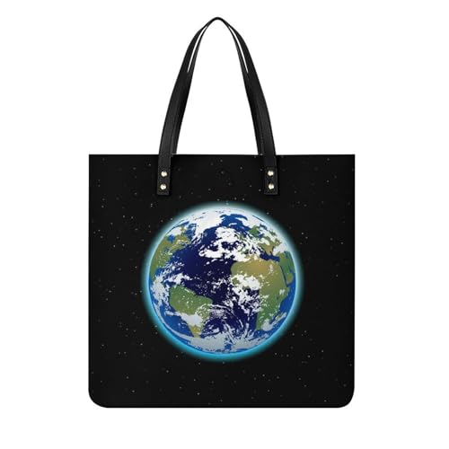 Sac à main shopper Terre Femmes grand tote bag de voyage 39x39cm