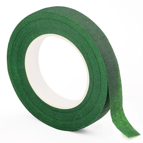 SOCNITC Floral Tape 1/2inch Flower Tape, Flower Tape for Bouquet Stem Wrap Floral Arranging Craft Projects Corsages, Wedding Bouquet