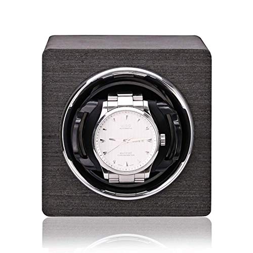 Relojes automáticos caja de devanado soporte mecánico gris con batería 6