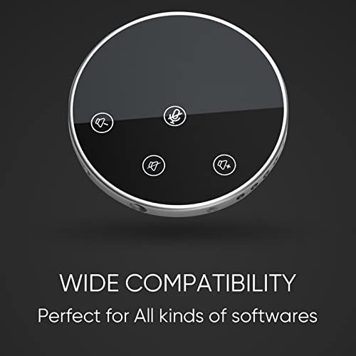 Microfono para reuniones de 360 grados USB Plug and Play con cancelacion y control de volumen 4