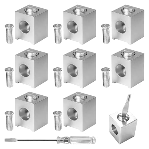 8 Pack #4-2/0 Neutral Lug Kit, Aluminum Circuit Breaker Ground Lugs