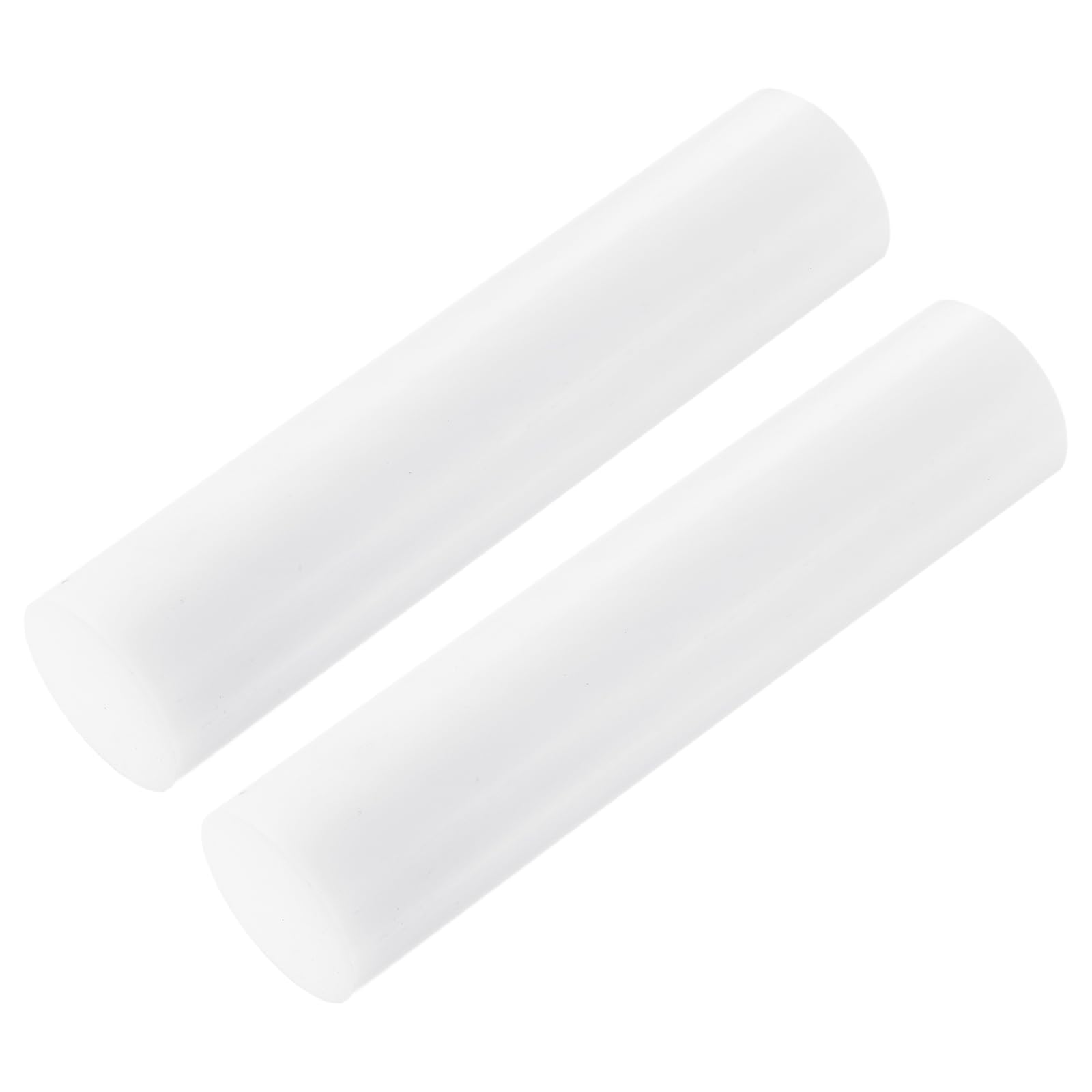 QUARKZMAN Barre Ronde En Plastique ABS Tige Pleine 45 mm x 200 mm Blanc Pour Matériau De Modèle DIY, Fabrication De Modèle Architectural, Table De Sable DIY, Pack De 2