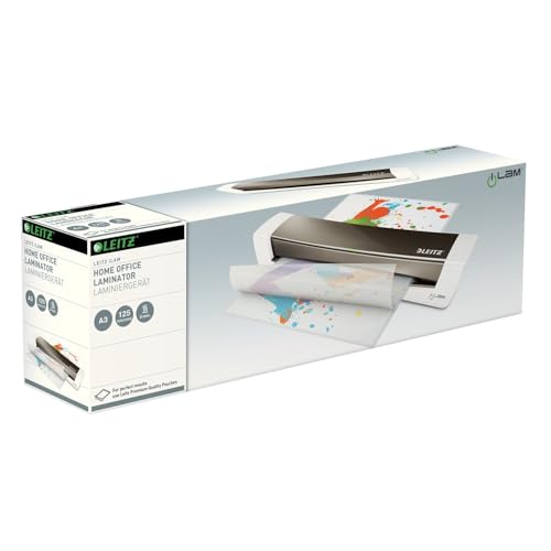 Leitz iLAM Thermal Laminator, 12.5" Laminating Machine, Use with 3 Mil and 5 Mil, Fully Heats in 3 Minutes, Home Office (WSM301041) by Leitz - Used condition - Image 6