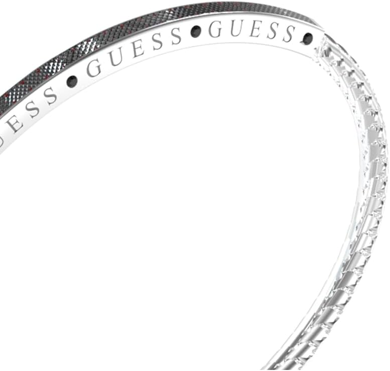 Guess Jewellery Man Bracelet JUXB03213JWSTBKS Brand, one Size, Non-Precious Metal, No Gemstone, One Size, Metal, No Gemstone