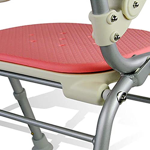 Chaise de Douche avec Dossier de Luxe en Aluminium Robuste pour Senior - 7