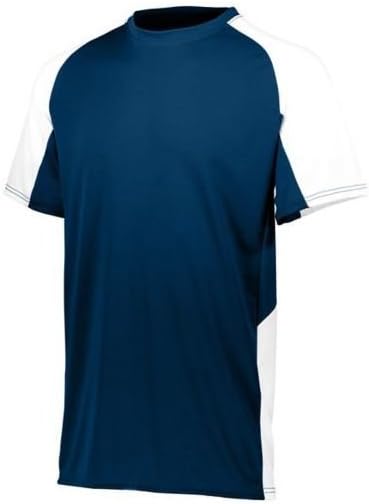 Augusta Sports Youth Cutter Jersey, Navy/White, Large