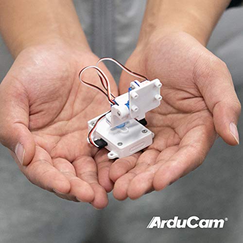 Arducam Upgraded Camera Pan Tilt Platform Compatible with Raspberry Pi Camera Module 3/V1/V2, Nvidia Jetson Board