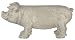 Produktbild Esschert Design Gartenbank Schwein, 77 x 24 x 37 cm, aus Stein, Sitzbank, Gartenhocker im Schweine-Motiv mit stabilem Stand, belastbar bis 100 kg