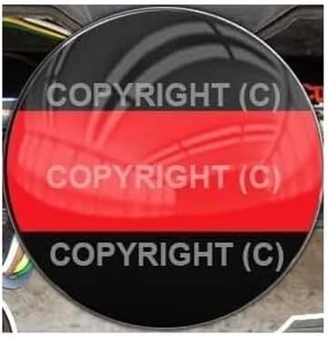 Tow Hitch Receiver Insert Cover Plug 2" x 2" Truck & SUV for FIRE DEPT RED LINE Model-PYT-8888-3664