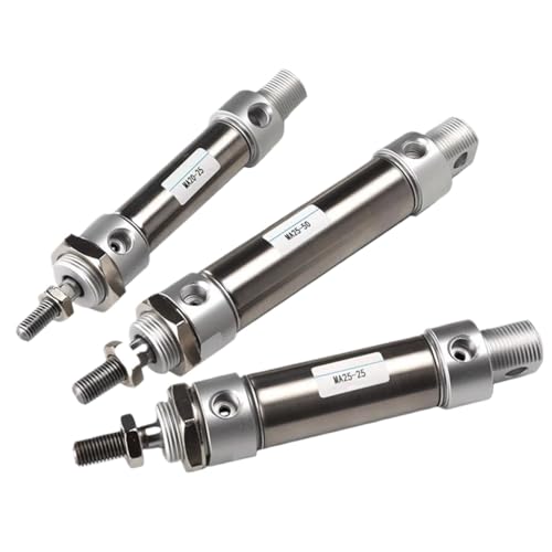 Vérin pneumatique MA25 course 250 mm double effet aimanté acier inox - 2