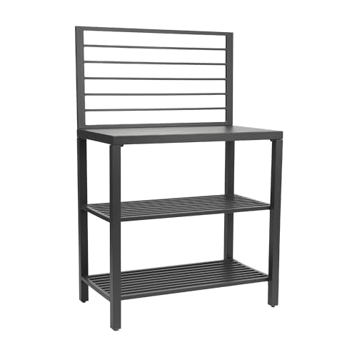 RTS Home Accents Outdoor Kitchen with Shelves