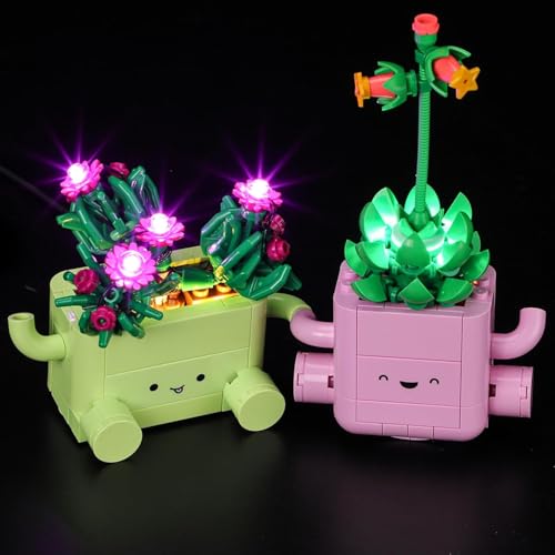 Image of LED Lighting Set Compatible with Lego 11506 The Botanical Collection Rocking Plants Set, DIY Light Up Kit for 11506 Building Blocks Model (Building Sets Not Included)