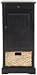 Safavieh American Home Collection Newburgh Tall Storage Table, Distressed Black