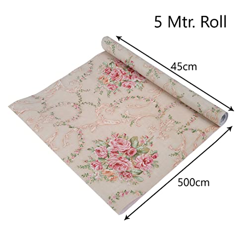 Image of Jig-Tik 60 x 200 CM Self-Adhesive Wallpaper for Walls | Premium Decorative Peel & Stick Covering | Durable Smooth Finish | Home, Hotel & Living Room Decor (Pack of 6, 77.52 Sq. Ft. Approx)