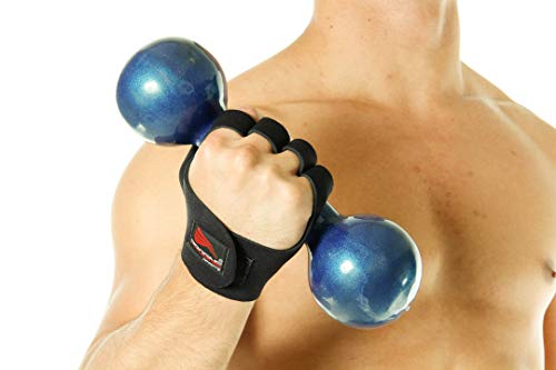 PROGNE SPORTS REF 240 Luvas para Treinamento de Musculação e Fitness, GG, Preta